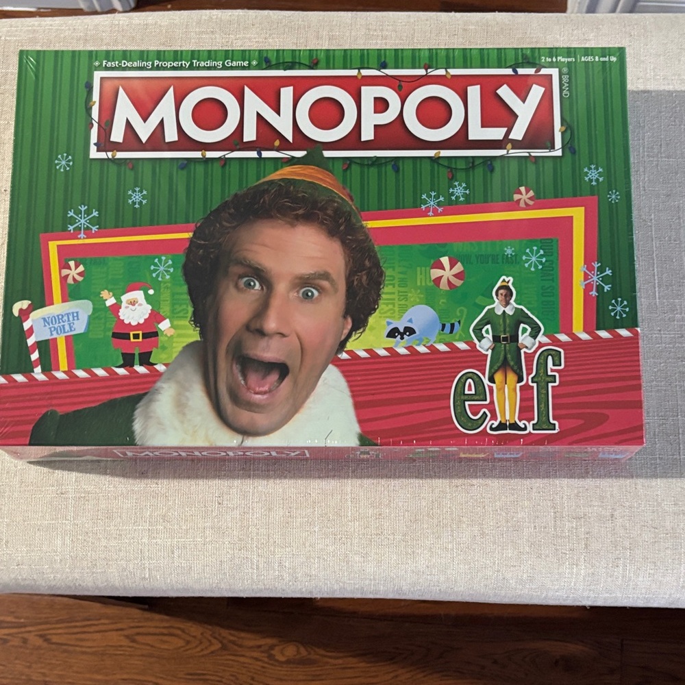 Monopoly Elf Edition Board Game
